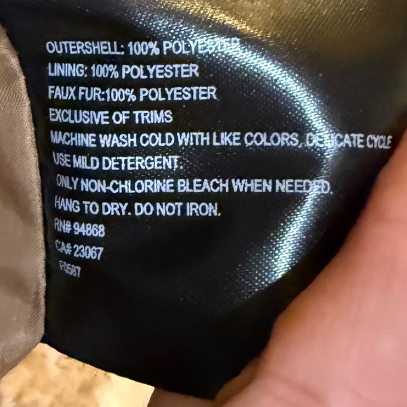 Bernardo Women's Tan Faux Suede Teddy Jacket Fall Staple Jacket🍂🍁🎃 - Picture 10 of 10